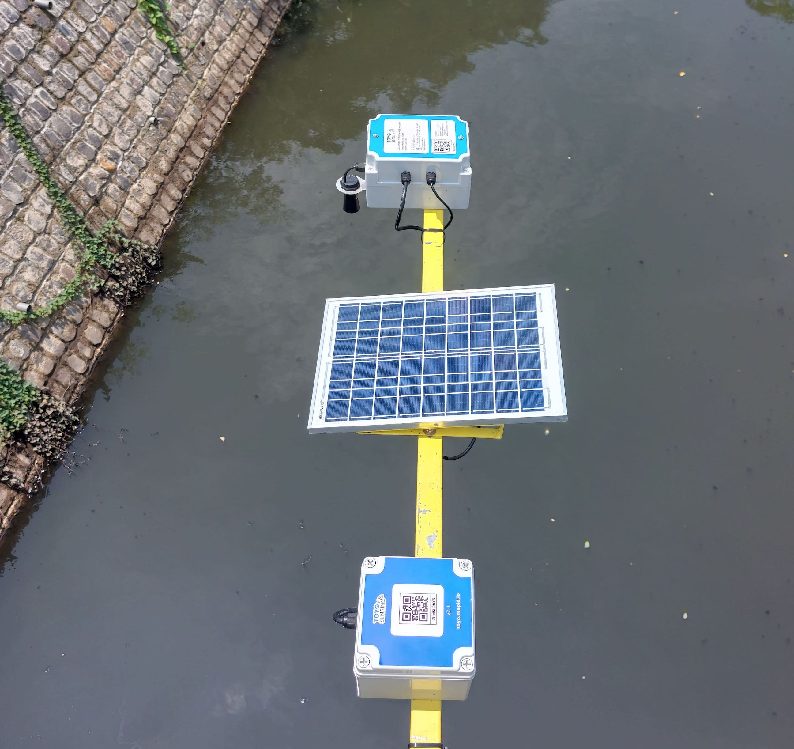 measuring water level awlr in PT Cheil Jedang Indonesia Jombang